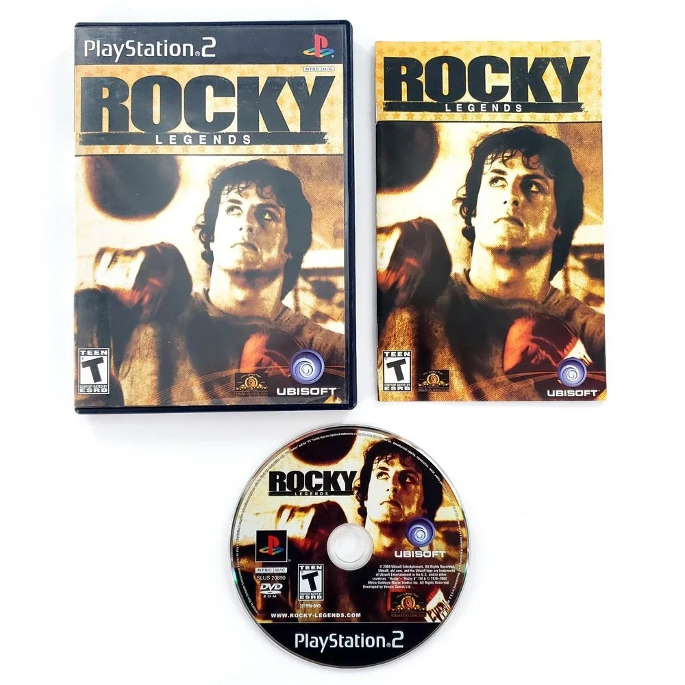 Rocky Legends (Sony PlayStation 2, 2004) Complete Tested & Works